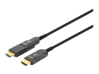 Bild von MANHATTAN Aktives HDMI-Glasfaserkabel mit abnehmbarem Stecker 4K60Hz UHD HDMI-Stecker auf Micro-HDMI/HDMI-Stecker 30m HEC ARC