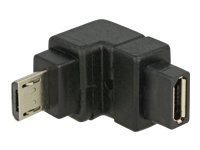 Bild von DELOCK Adapter USB 2.0 Micro-B Stecker > USB 2.0 Micro-B Buchse gewinkelt unten