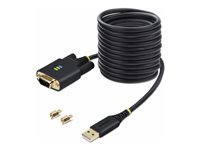 Bild von STARTECH.COM 3m USB auf Seriell Adapter COM-Retention FTDI USB-A zu DB9 Kabel USB RS232 Wechselbare Schrauben/Muttern