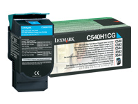 Bild von LEXMARK C540, C543, C544, X543, X544 Toner cyan hohe Kapazität 2.000 Seiten 1er-Pack Rückgabe