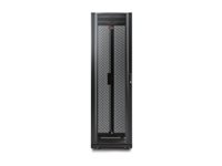 APC NetShelter AV, 42U, 600mm Wide x 825 Deep, Enclosure, with Sides, and 10-32 Threaded Rails, Black
