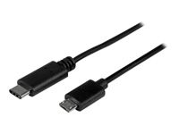 Bild von STARTECH.COM USB 2.0 C auf Micro-B Kabel - 1m - USB-C zu Micro B Anschlusskabel