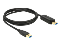 Bild von DELOCK Kabel USB 3.0 Data Link + KM Switch A Stecker > A Stecker 1,5m