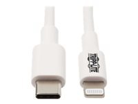 Bild von EATON TRIPPLITE USB-C to Lightning Sync/Charge Cable M/M MFi Certified White 3ft. 0,9m