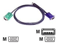 Bild von ATEN 2L-5201U KVM-Kabel VGA USB 1.2m 14016605
