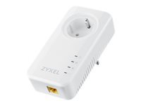 Bild von ZYXEL PLA6457 G.hn 2400Mbps Pass-Through Powerline Gigabit Ethernet Adapter TWIN PACK