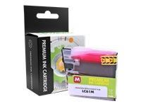 Bild von STATIC Ink cartridge compatible with Brother LC-61M magenta dye compatible pages 325 pages