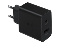 Bild von SAMSUNG 30W Power Adapter Duo USB-A zu USB-C TA220N ohne Kabel Black