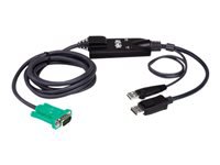 Bild von EATON TRIPPLITE VGA to DisplayPort and USB-A Adapter Cable Kit for Tripp Lite B020-U and B022-U KVM 6 ft. 1,8m
