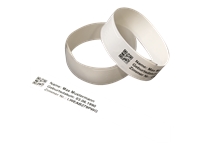 Bild von BROTHER LWEAB2579PWG Adult patient wristbands white 27.9 cm minimum purchase 5 pieces for TD-2020 TD-2120N and TD-2130N