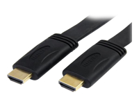 Bild von STARTECH.COM Flaches High-Speed-HDMI-Kabel mit Ethernet 5m - Ultra HD 4k x 2k HDMI Kabel mit vergoldeten Kontakten - HDMI Videok