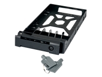 Bild von QNAP 6,35cm 2,5Zoll HDD Tray with key lock and two keys black and plastic