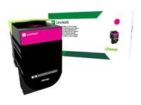 LEXMARK 702XM cartouche de toner magenta capacité standard 4.000 pages pack de 1 retour program