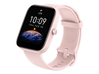 Bild von AMAZFIT A2171 Bip 3 Pro Pink Extra large 4,29cm 1,69Zoll touch screen 14 days of battery life 5ATM water resistant GPS 60+ modes
