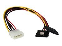 Bild von STARTECH.COM 12in LP4 to 2x Latching SATA Power Y Cable Splitter Adapter - 4 Pin Molex to Dual SATA