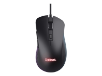 TRUST Souris gaming filaire YBAR+ noire