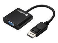 SANDBERG Adapter, DisplayPort-VGA, Converts a DisplayPort output to a VGA output