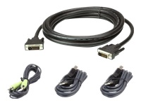 Bild von ATEN 2L-7D03UDX4 USB DVI-D Dual Link Secure KVM Kabel Set