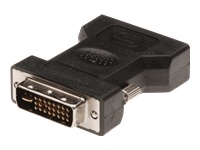 Bild von ASSMANN DVI-I auf VGA Adapter schwarz DVI-I 24+5 Stecker auf VGA HD15 Buchse blister