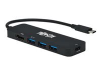 Bild von EATON TRIPPLITE USB-C Multiport Adapter - 4K 60 HDMI 3 USB-A Hub Ports 100W PD Charging HDR HDCP 2.2