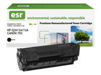 Bild von ESR Toner cartridge compatible with HP Q2612A black remanufactured 2.000 pages