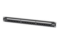 Bild von EATON TRIPPLITE Cat5e 24-Port Patch Panel - PoE+ Compliant 110/Krone 568A/B RJ45 Ethernet 1U Rack-Mount TAA