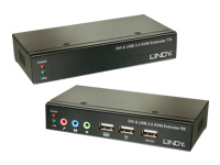 Bild von LINDY Cat.6 KVM Extender Classic DVI USB Audio, 50m. Extender fuer DVI-D und USB 2.0, bis 50m UTP Cat.6