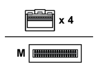 LENOVO ISG 5m 100G QSFP28 to 4x25G SFP28 Breakout DAC Cable