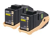 Bild von EPSON AL-C9300N Toner gelb Standardkapazität 2 x 7.500 Seiten 2er-Pack