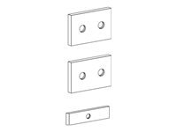 ERGOTRON Mounting component track mount bracket kit metal zinc for ARMS 400 series