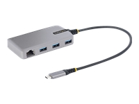 Bild von STARTECH.COM 3 Port USB C Hub mit Ethernet - 3x USB-A 5Gbit/s Anschlüsse - Gigabit LAN - USB C auf USB Verteiler - USB C Hub Adapt