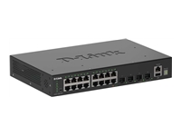 Bild von D-LINK DGS-1530-20/E 20-Port Smart Managed Stack Switch 2x 10G 16x 10/100/1000Mbit/s 4x 10Gbit/s Fiber (SFP+)
