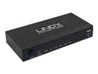 Bild von LINDY HDMI 4K Splitter 4 Port 3D 2160p30. HDTV bis 1080p und 4K, 36/12 Bit, HDCP 1.4