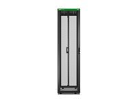 APC Easy Rack 48Ux600x1000 with Roof castors feet and 4 Brackets No Side panels Bottom black