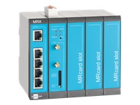 Bild von INSYS icom MRX5 LTE modularer LTE-Router VPN LTE/HSPA/UMTS/EDGE/GPRS 5xEthernet 10/100BT 2xdig.Ein MRcard-Slots 3xfrei