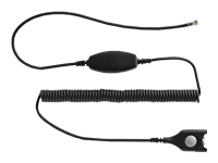 EPOS Bottom cable: EasyDisconnect to Modular Plug Coiled cable code 01. To be used for direct connection to some phon