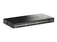 Bild von D-LINK DGS-1530-52/E 52-Port Smart Managed Stack Switch 4x 10G 48x 10/100/1000Mbit/s 4x 10Gbit/s Fiber (SFP+)
