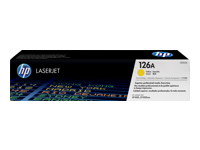 Bild von HP 126A LaserJet Original Toner gelb Standardkapazität 1.000 Seiten 1er-Pack