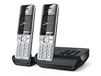 Bild von GIGASET COMFORT 500A duo silber / schwarz 5,8 cm 2,2 Zoll TFT Farbdisplay 2 Mobilteile Anrufbeantworter Freisprechen Telefonbuch