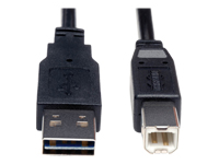 Bild von EATON TRIPPLITE Universal Reversible USB 2.0 Cable Reversible A to B M/M 6ft. 1,83m