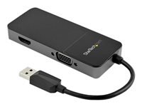 Bild von STARTECH.COM USB 3.0 auf HDMI VGA Adapter - Externe Grafikkarte - 4K 30Hz - Mac & Windows - 2-in1 Multiport Dongle