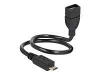 Bild von DELOCK Kabel USB 2.0 micro B Stecker > USB 2.0 A Buchse OTG ShapeCable 35 cm