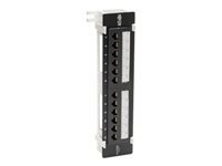 Bild von EATON TRIPPLITE Cat6 Wall-Mount 12-Port Patch Panel - PoE+ Compliant 110/Krone 568A/B RJ45 Ethernet TAA