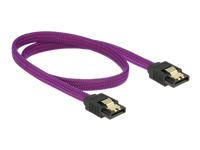 Bild von DELOCK Kabel SATA 6Gb/s 50cm violett ge/ge Metall Premium