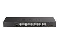 Bild von D-LINK DGS-2000-28 24-port Gigabit Managed Switch plus 4 Combo 1000BaseT/SFP