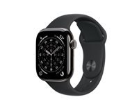APPLE Watch Series 11 GPS + Cellular 42mm Slate Titanium Case with Black Sport Band - S/M