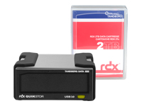 Bild von TANDBERG RDX External drive kit with 2TB, black, USB3+ includes Windows Backup and Apple Time Machine support
