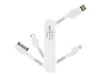 Bild von DICOTA Smart Connect 4-in-1 USB micro-USB Apple Lightning und 30 pin. Gleichzeitiges Aufladen und Synchronisieren