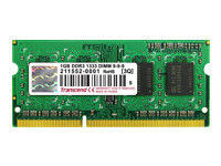 Bild von TRANSCEND SODIMM DDR3 1333Mhz 1GB Non-ECC SRx8 1.5V CL9