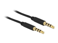 Bild von DELOCK Kabel Klinke 3,5 mm 4 Pin Stecker > Stecker 0,5 m